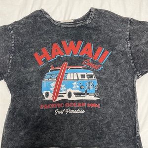 Hawaii crop top shirt